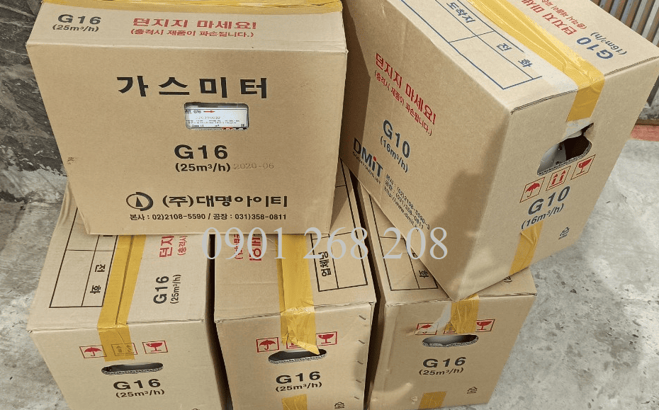đồng hồ đo lưu lượng gas g16 DMIT Daem young